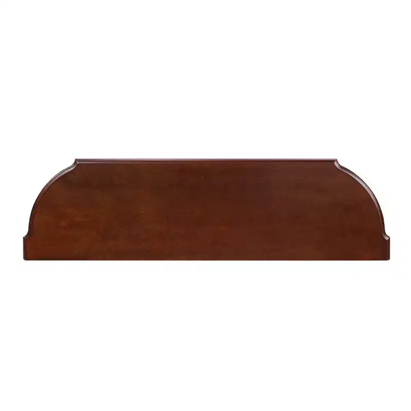 Console Rétro Courbe 43" avec Tiroirs, Table de Canapé avec Pieds en Bois Massif, Table d'Entrée ou de Couloir avec Étagère de Rangement