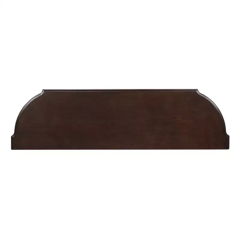 Console Rétro Courbe 43" avec Tiroirs, Table de Canapé avec Pieds en Bois Massif, Table d'Entrée ou de Couloir avec Étagère de Rangement