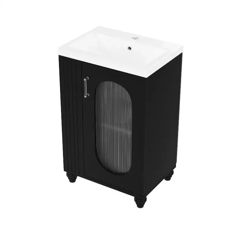 20 petits meubles-lavabos de salle de bain avec rangement, meuble bas de salle de bain avec étagère réglable