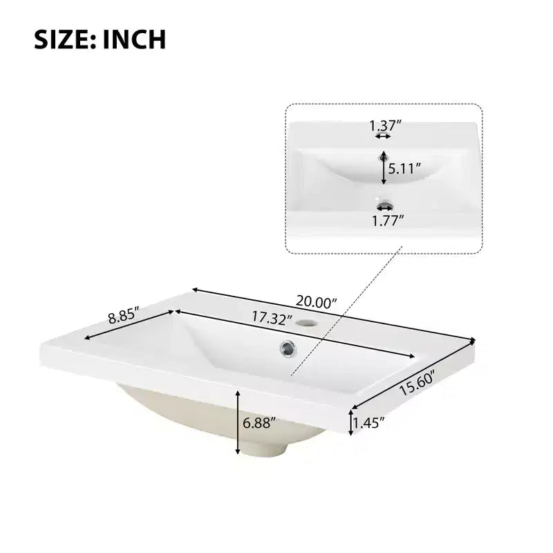 20 petits meubles-lavabos de salle de bain avec rangement, meuble bas de salle de bain avec étagère réglable