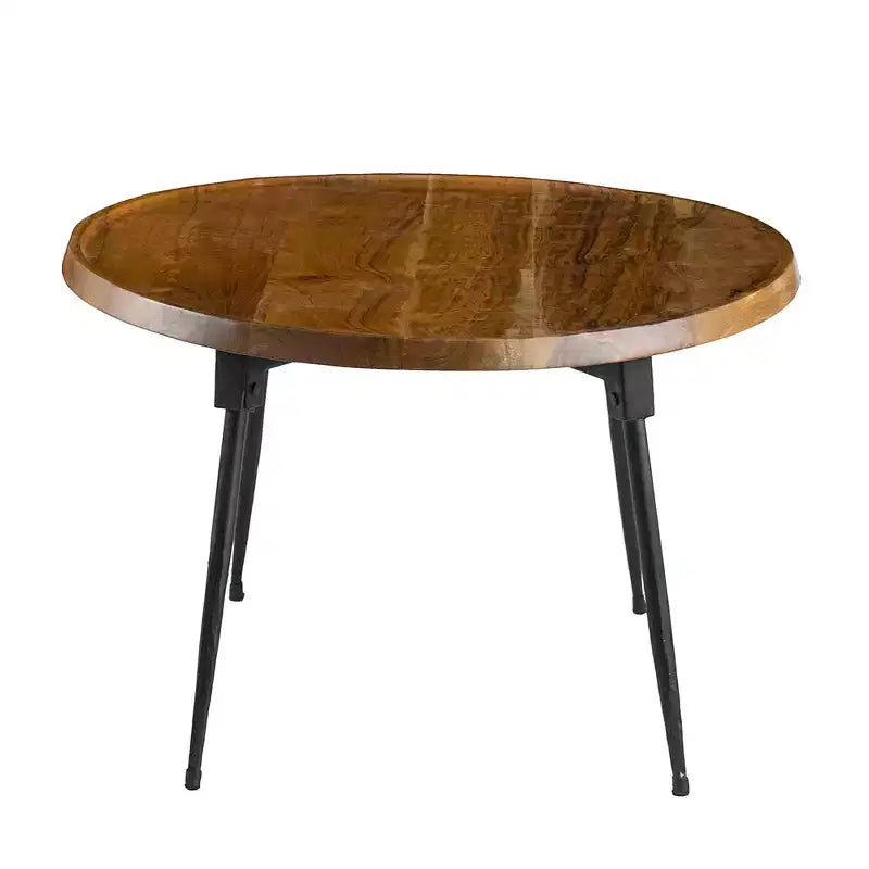 Table Basse Ovale Table d'Appoint Salon 99x66x41 cm