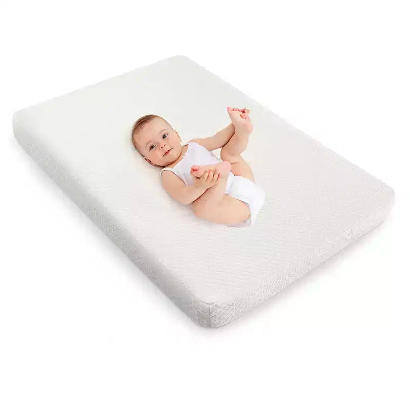 Matelas de parc bébé réversible 38'' x 26'' avec housse amovible et lavable