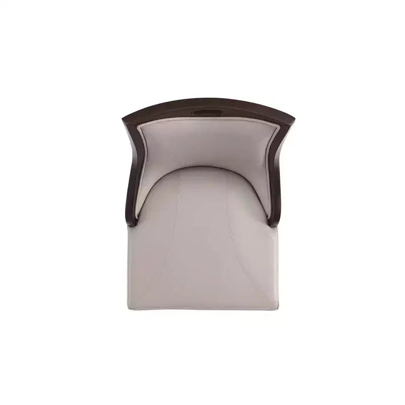 Lot de 2 tabourets de bar rembourrés « Empereur » en similicuir et bois de hêtre