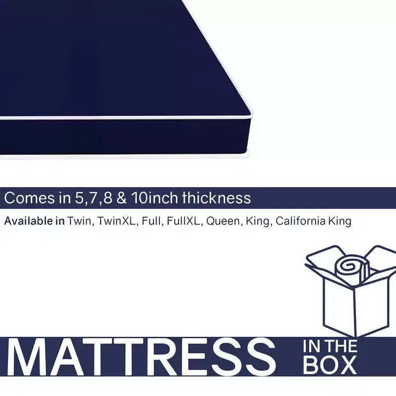 Matelas 7 zones mi-ferme en nylon vinyle double face résistant à l'eau, silencieux, sensation nuage doux