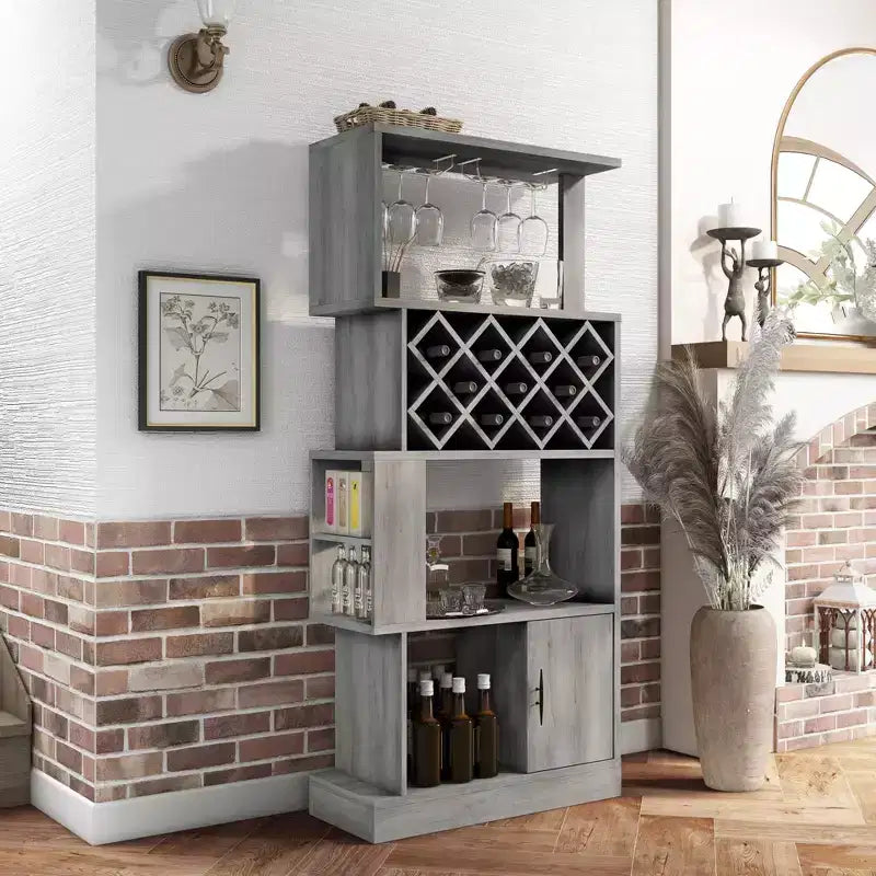 Meuble à vin Wellster pour 11 bouteilles et range-verres