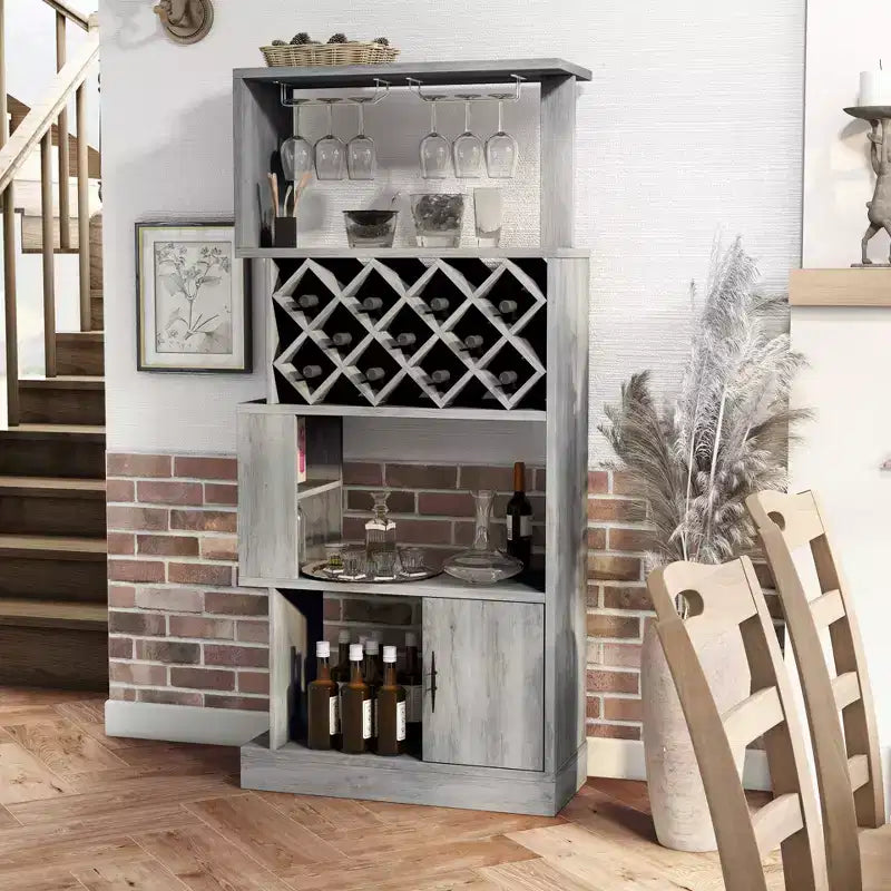 Meuble à vin Wellster pour 11 bouteilles et range-verres