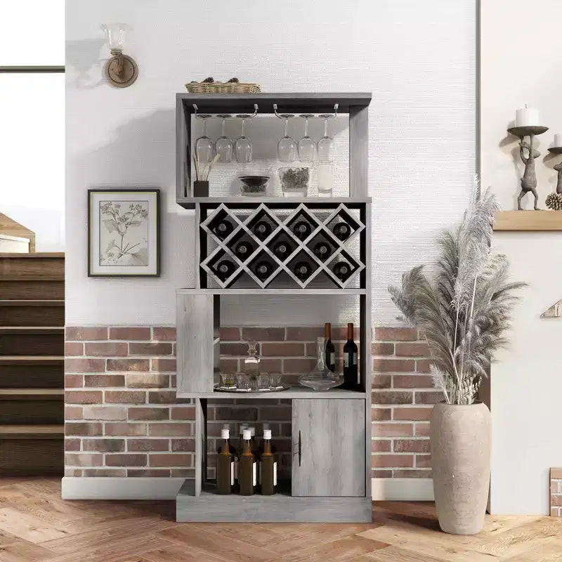 Meuble à vin Wellster pour 11 bouteilles et range-verres