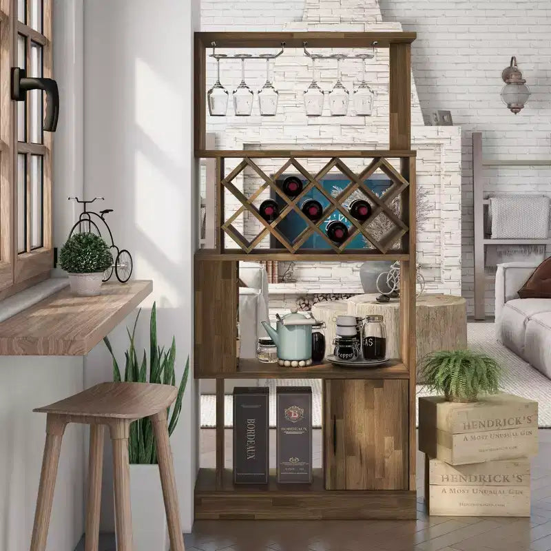 Meuble à vin Wellster pour 11 bouteilles et range-verres