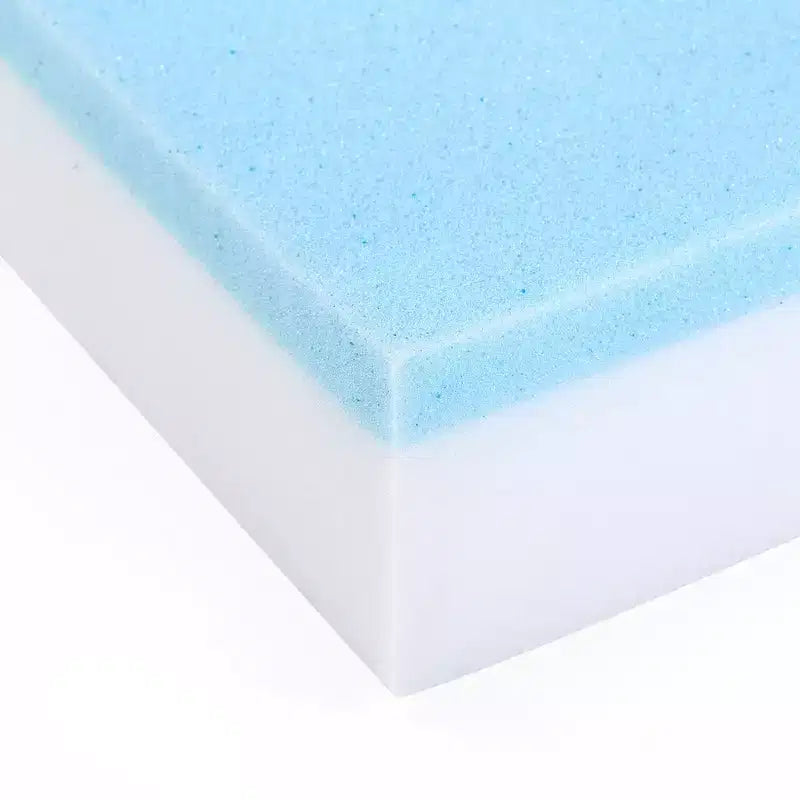 Canapé convertible 4 plis avec 1 matelas en mousse à mémoire de forme et gel intégré