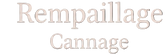 Rempaillage Cannage Logo